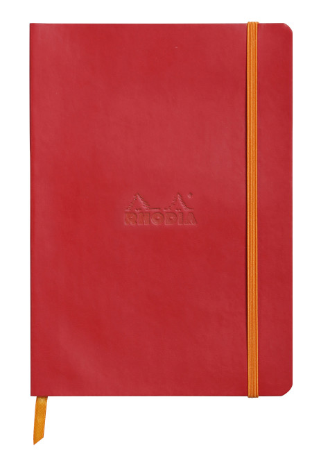 Rhodia Softcover Notebook - A5 - Poppy - Dotted